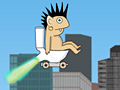 Spil Raket toilet  online