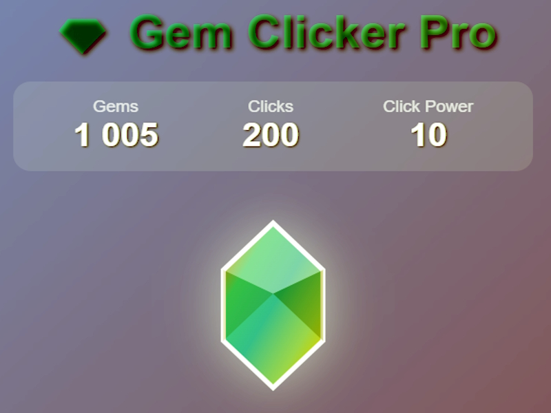 Spil Gem Clicker Pro online