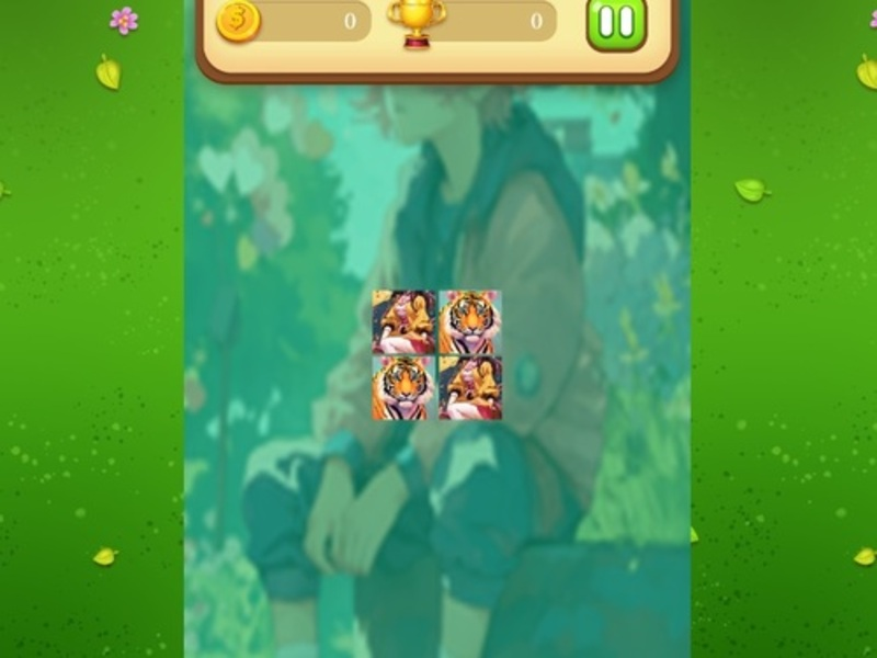 Spil Anime Tiger Memory Match online