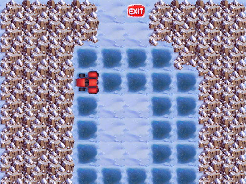 Spil Xmas Snow Challenge Maze Puzzle online