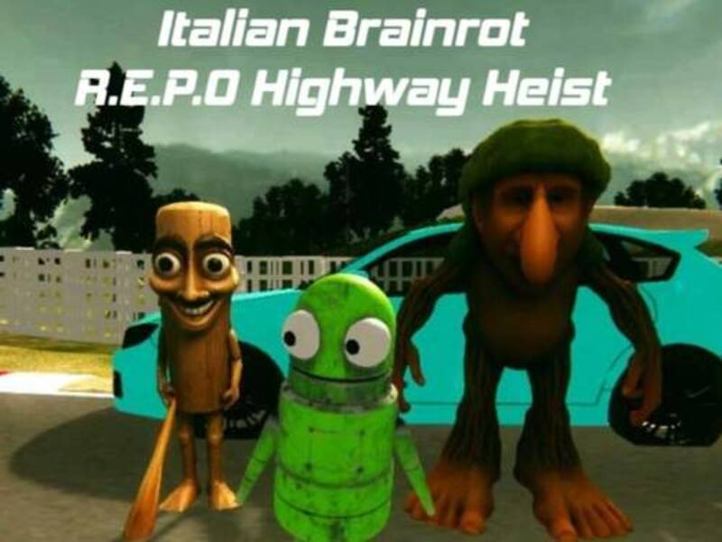Spil Italiensk Brainrot R. E. P. O Highway Heist online