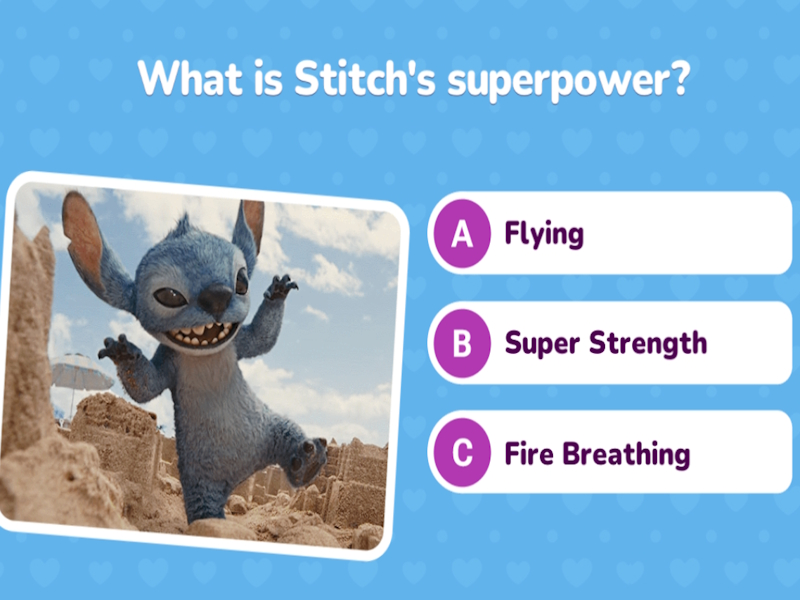 Spil Lilo & Stitch Quiz Challenge online