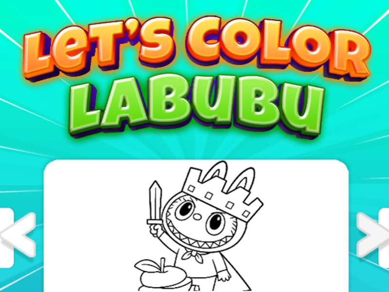 Spil Lad os farve Labubu online