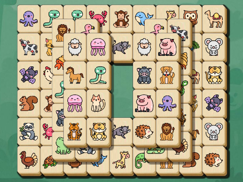 Spil Critter Mahjong Solitaire online