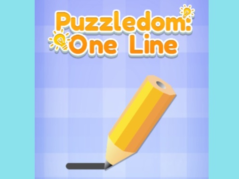 Spil Puzzledom: Én linje online