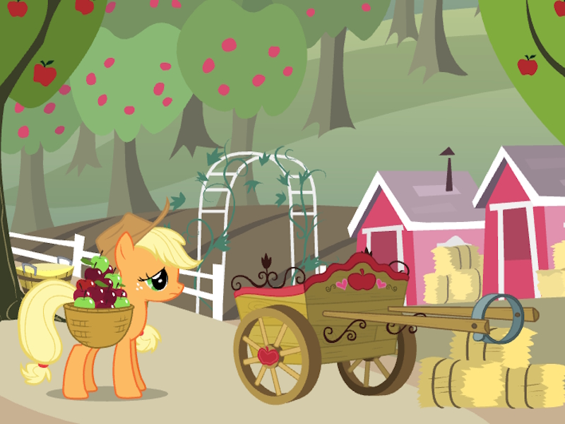 Spil Min lille pony Applejacks Apple Harvest online