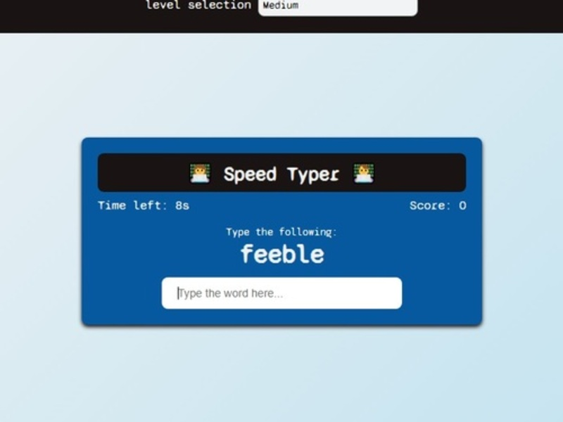 Spil Speed Typer online
