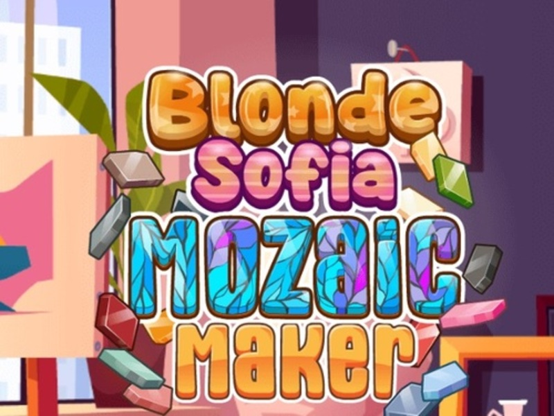 Spil Blonde Sofia: Mozaic Maker online