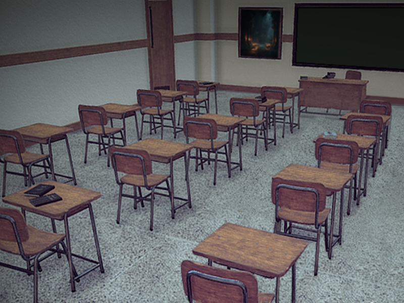 Spil Horror School: Detective Story online
