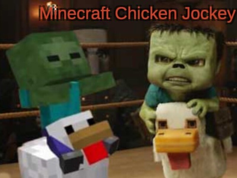 Spil Minecraft kyllingjockey online